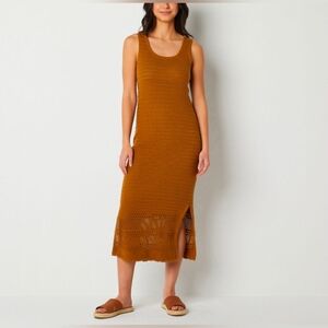 A.N.A Crochet Style Dress. Large. NWT.